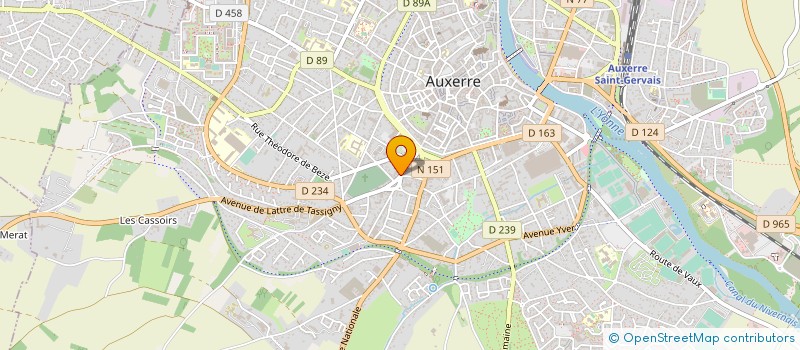 localisation de l'entreprise MALTA GRIVEL à AUXERRE