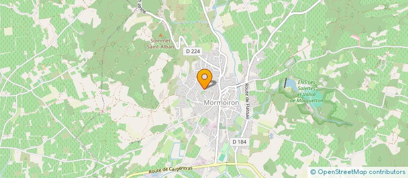 localisation de l'entreprise MALTAVERNE-RONTEIX  VILLES-SUR-AUZON