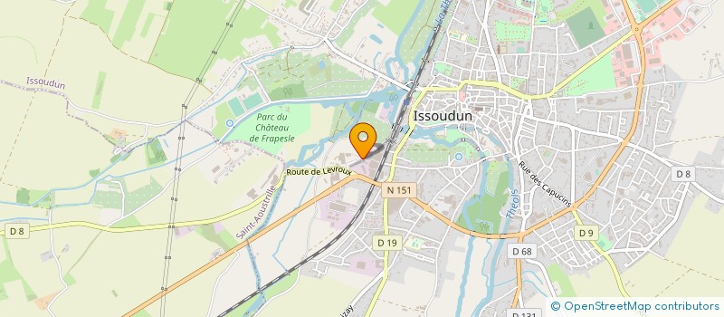 localisation de l'entreprise MALTERIES FRANCO SUISSES SA à ISSOUDUN