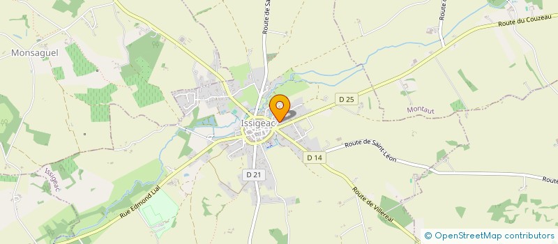 localisation de l'entreprise MALTH  ISSIGEAC