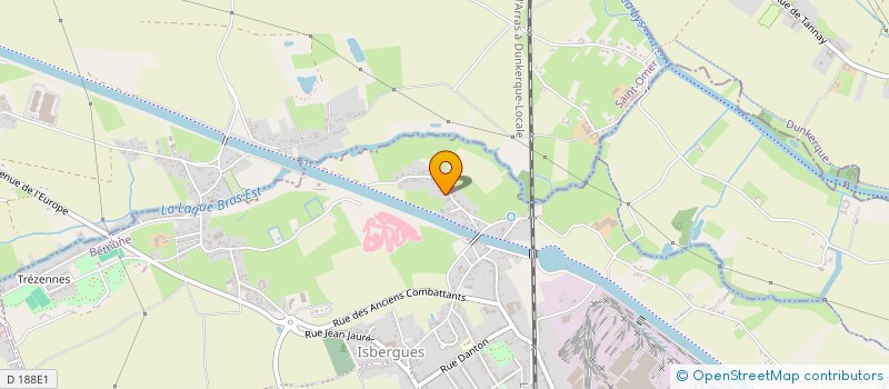 localisation de l'entreprise MALU 3  ISBERGUES