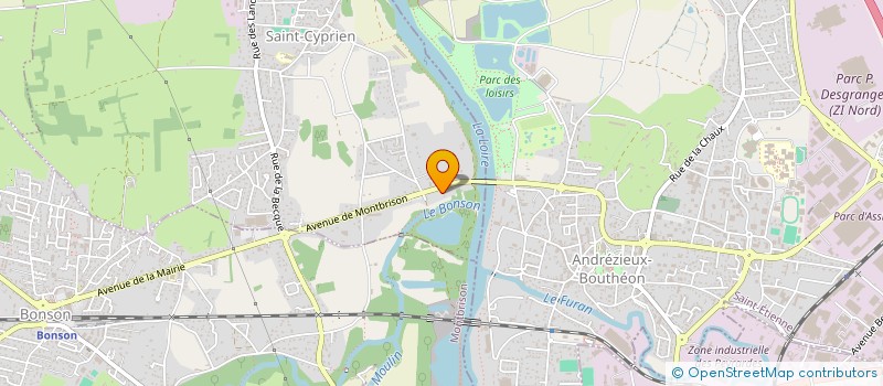 localisation de l'entreprise MALU  SAINT-CYPRIEN