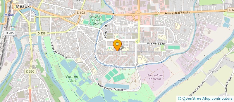 localisation de l'entreprise MALU à LE BLANC-MESNIL