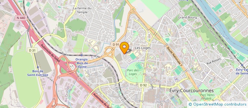 localisation de l'entreprise MALU DRIVE PARIS  EVRY-COURCOURONNES