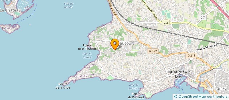 localisation de l'entreprise MALU EVA à SANARY-SUR-MER