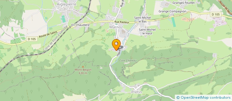 localisation de l'entreprise MALUAC  MARNOZ