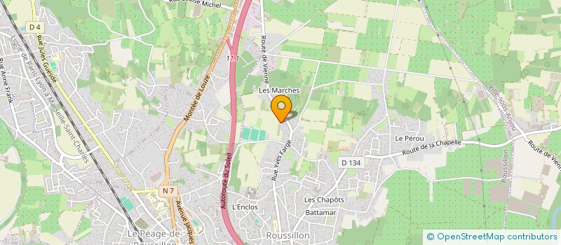 localisation de l'entreprise MALUBASI  ROUSSILLON