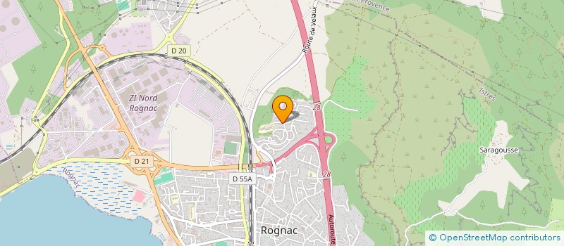 localisation de l'entreprise MALUBRI  ROGNAC