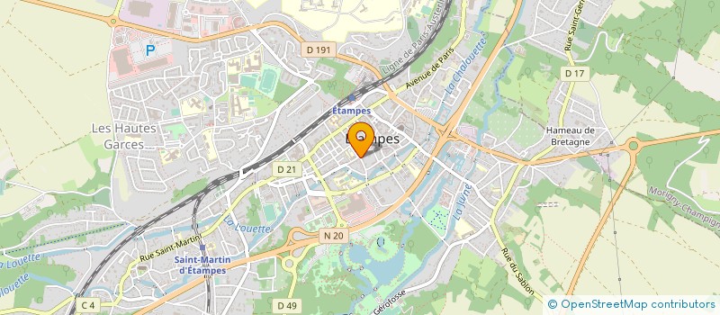 localisation de l'entreprise MALUCA à ETAMPES