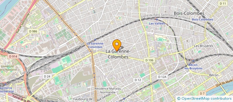 localisation de l'entreprise MALUCLEM à LA GARENNE COLOMBES