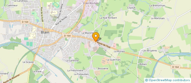 localisation de l'entreprise MALUDIS à BLAIN