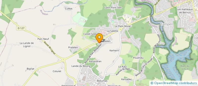 localisation de l'entreprise MALUEM  ARRADON