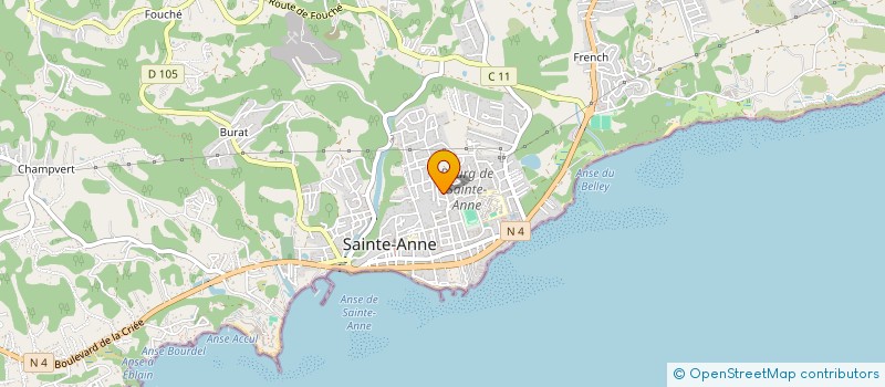 localisation de l'entreprise MALUEVA à SAINTE-ANNE