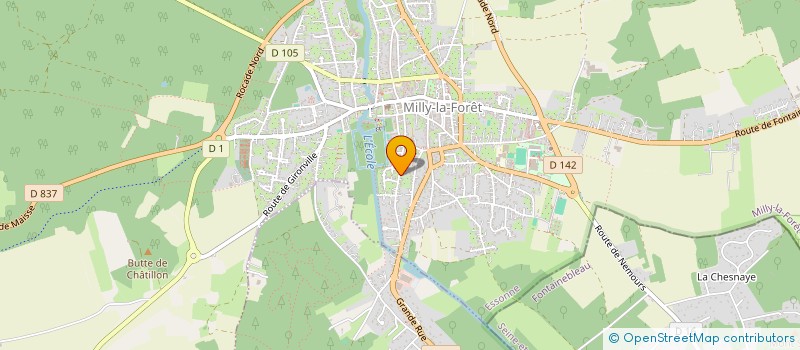 localisation de l'entreprise MALUJO  MILLY-LA-FORET