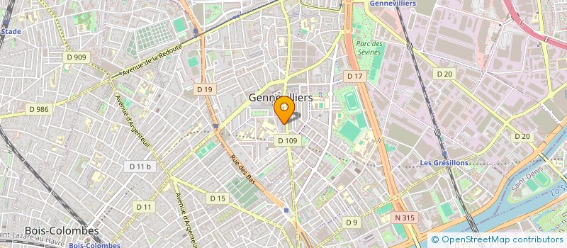 localisation de l'entreprise MALUKU IMMO à GENNEVILLIERS