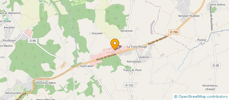 localisation de l'entreprise MALULU  PLOUMILLIAU