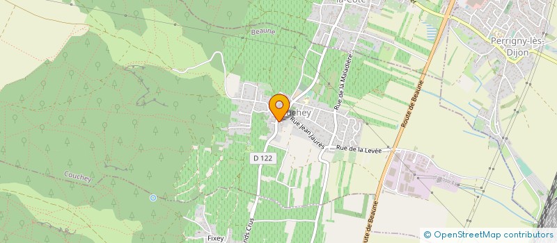 localisation de l'entreprise MALURUS  COUCHEY