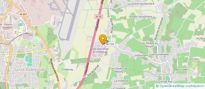 localisation de l'entreprise MALUTHI à ROCHECORBON