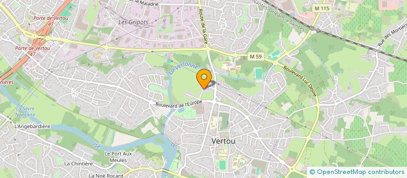 localisation de l'entreprise MALUTO  VERTOU