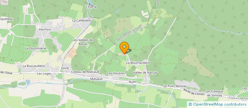 localisation de l'entreprise MALVAULT à CRAVANT LES COTEAUX