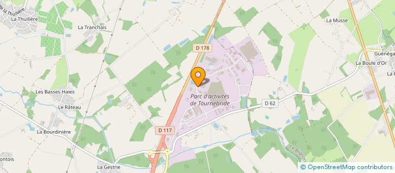 localisation de l'entreprise MALVAUX INTERIOR à LA CHEVROLIERE