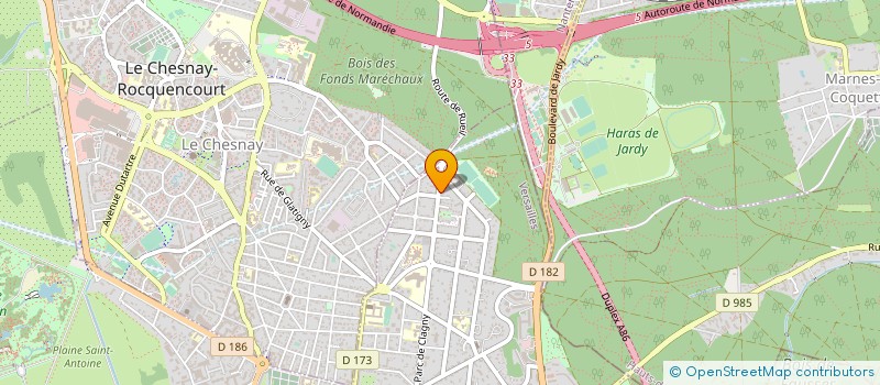 localisation de l'entreprise MALVERN CONSEIL à VERSAILLES