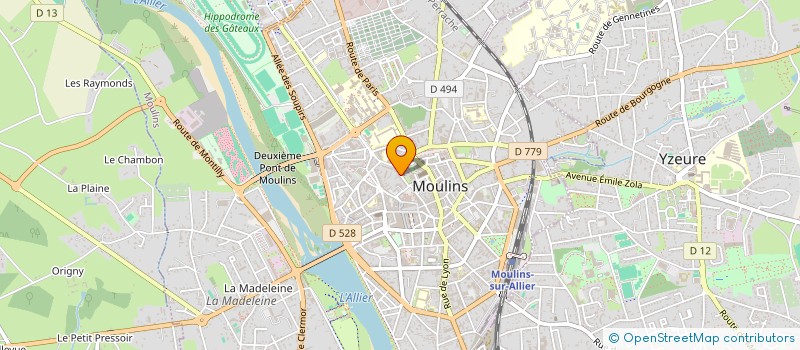 localisation de l'entreprise MALVIL  MOULINS