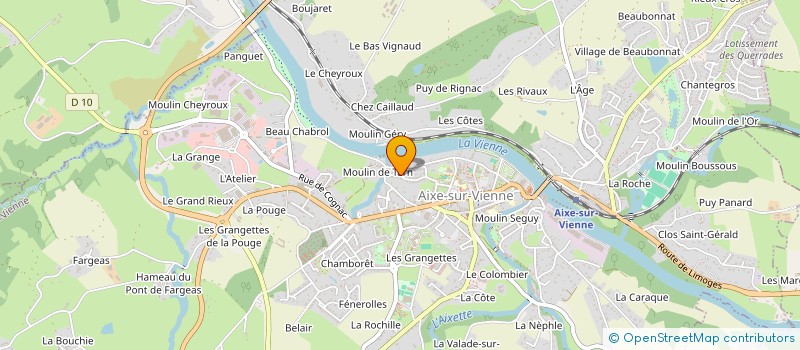 localisation de l'entreprise MALVINA à SAINT-PRIEST-SOUS-AIXE
