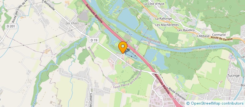 localisation de l'entreprise MALVINA INTERNATIONAL  ARENTHON