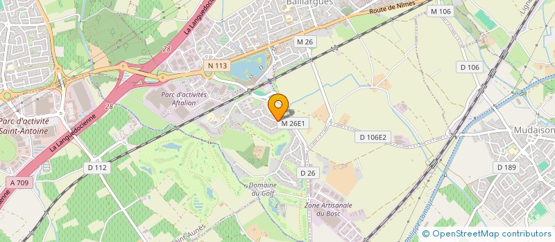 localisation de l'entreprise MALVINE RETAIL  BAILLARGUES