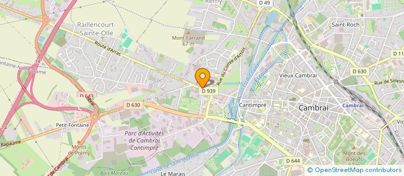 localisation de l'entreprise MALVOISIN PAULINE  DOIGNIES