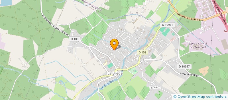 localisation de l'entreprise MALVY AVENIR  LA BREDE