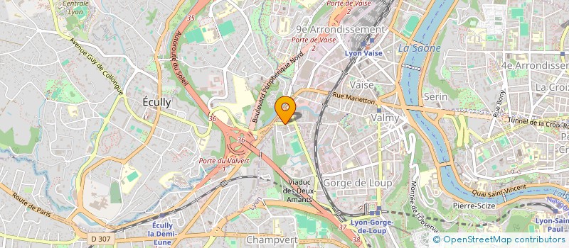 localisation de l'entreprise MALY  LYON