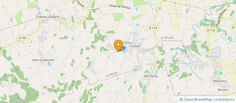 localisation de l'entreprise MALY à LE MOULE