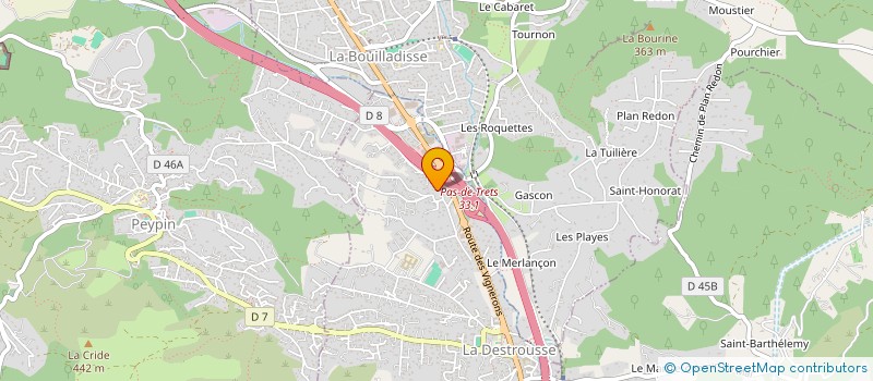 localisation de l'entreprise MALY CONSTRUCTION  LA DESTROUSSE