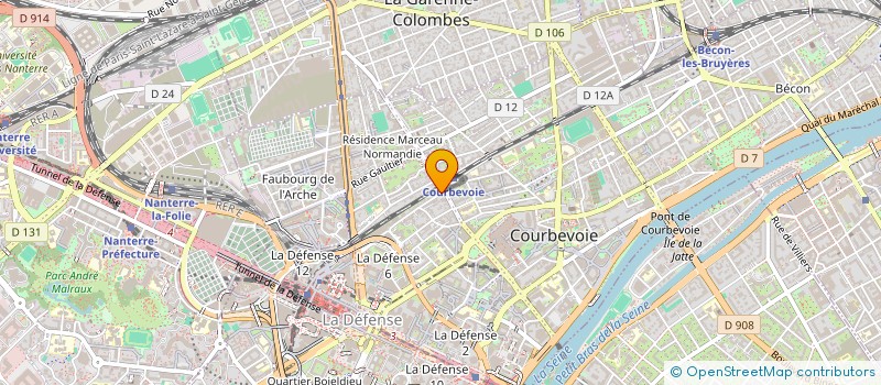 localisation de l'entreprise MALY TALES à COURBEVOIE
