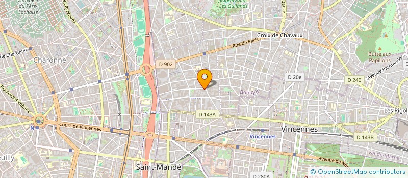 localisation de l'entreprise MALYA à MONTREUIL
