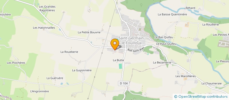 localisation de l'entreprise MALYA  SAINT-GERMAIN-LE-FOUILLOUX