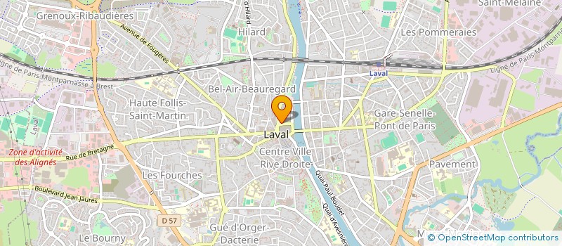 localisation de l'entreprise MALYA à LAVAL
