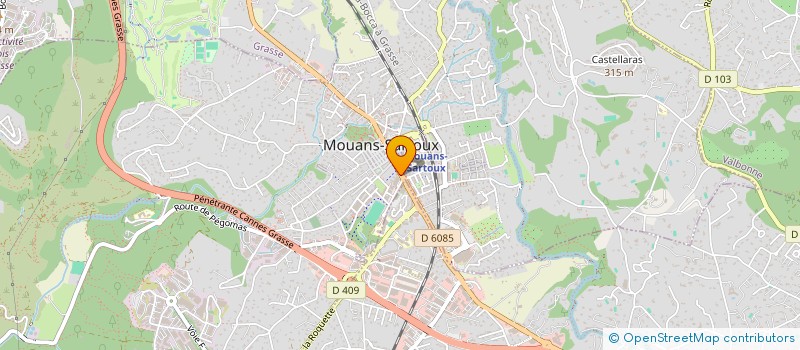 localisation de l'entreprise MALYCE à MOUANS-SARTOUX