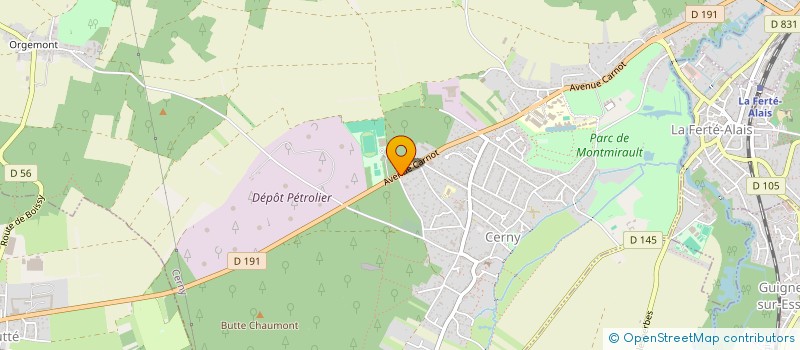 localisation de l'entreprise MALYCIA  CERNY