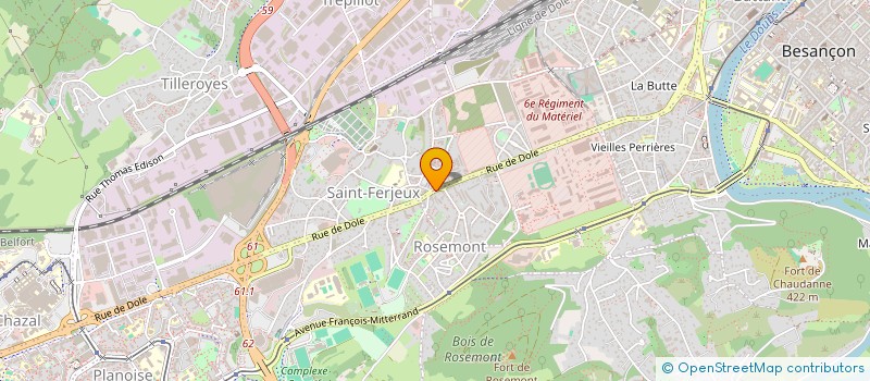localisation de l'entreprise MALYMA à BESANCON