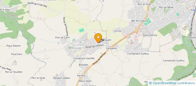 localisation de l'entreprise MALYOR INVEST  PLOULEC'H