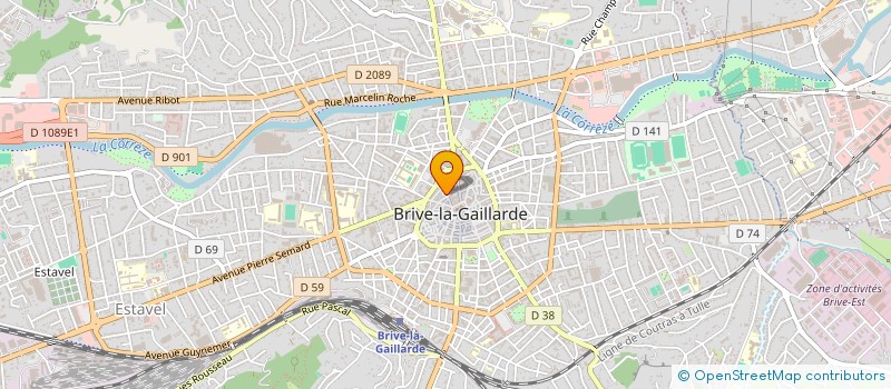 localisation de l'entreprise MALYPIERRE à BRIVE-LA-GAILLARDE