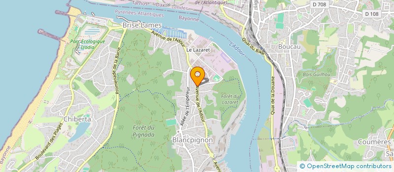 localisation de l'entreprise MALYRA  ANGLET