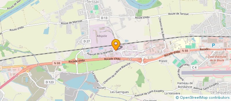 localisation de l'entreprise MALYS  TERSSAC