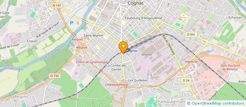 localisation de l'entreprise MALYST GROUP  CHATEAUBERNARD