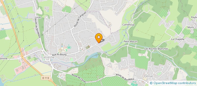 localisation de l'entreprise MALZET  LATRESNE