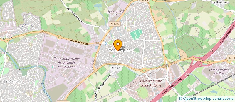 localisation de l'entreprise MALZIEU PIERRE à VENDARGUES