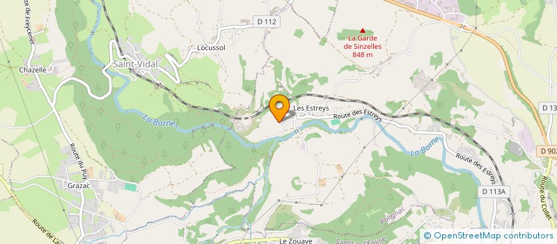 localisation de l'entreprise MALZIEU REPELLIN  POLIGNAC